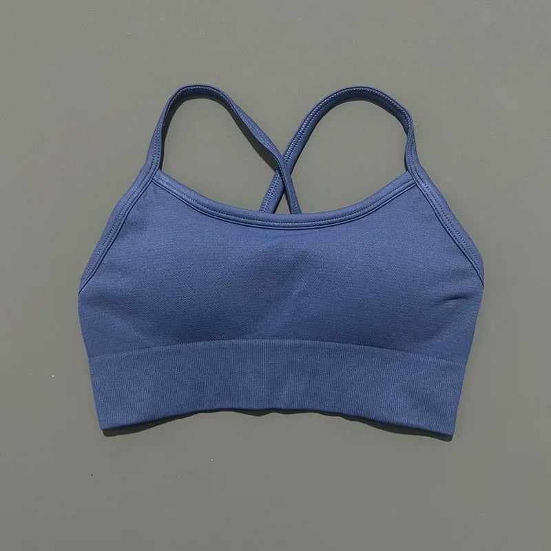 Histello Backless Cross Bra