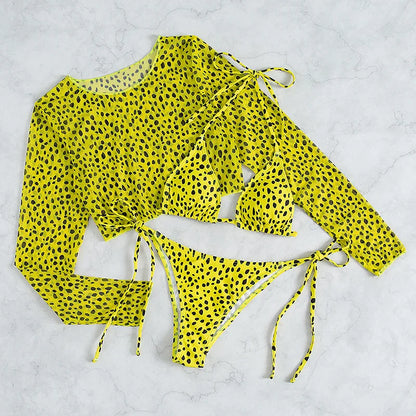 Leopard Print Bikini Set