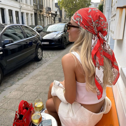 90cm Square Silk Scarf