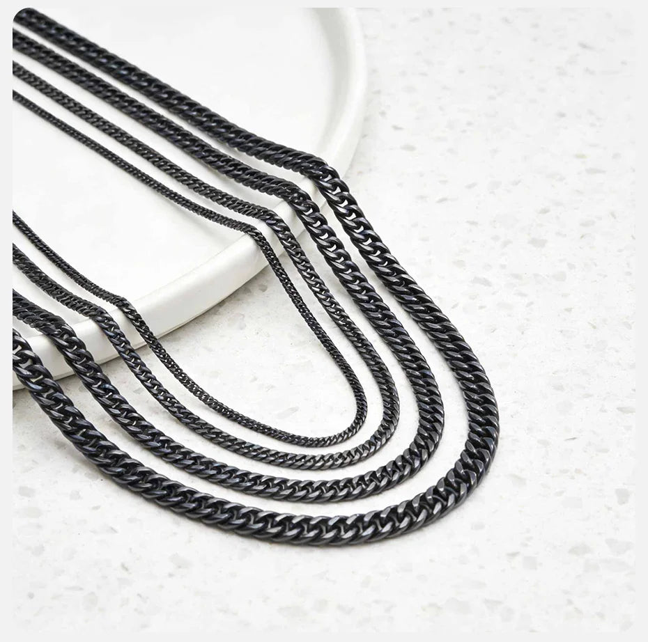 High Stainless Round Cuban Chain Daily