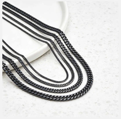 High Stainless Round Cuban Chain Daily