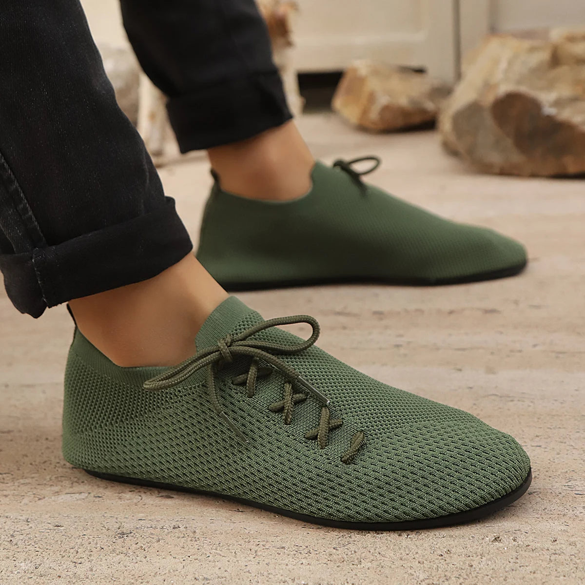 Mesh Anti-Slip Driving Loafers