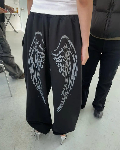 Flared Cross Pants
