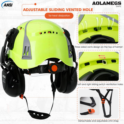 ABS Shell Dual-Visor Safety Helmet