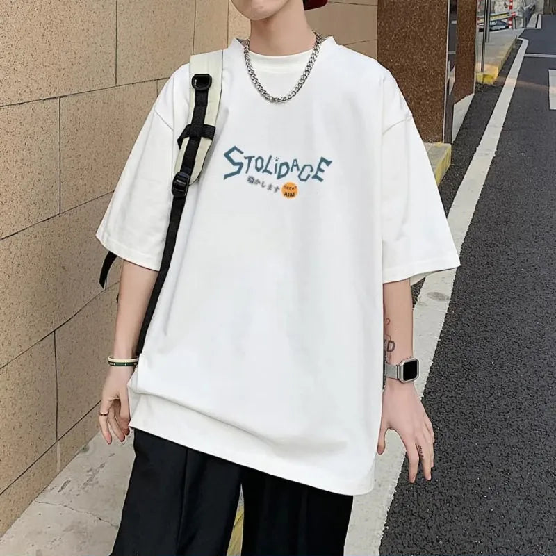 Beach Print Summer Cotton Tee