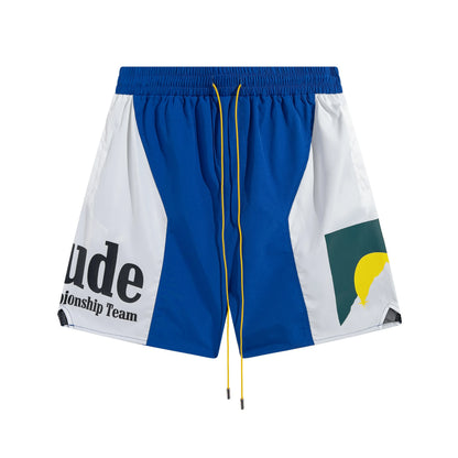 Letter Print Hip-Hop Beach Shorts