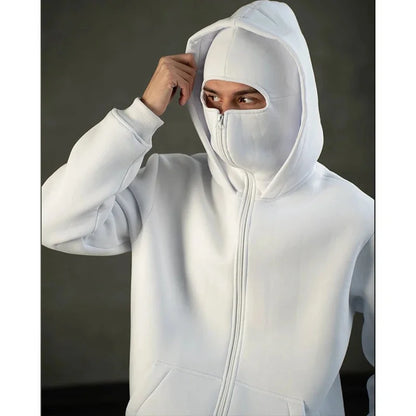 Face Mask Zip Hoodie
