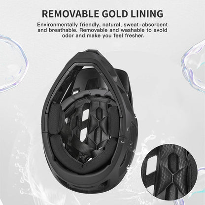 Integrated-Molding Off-Road Full Bike Helmet