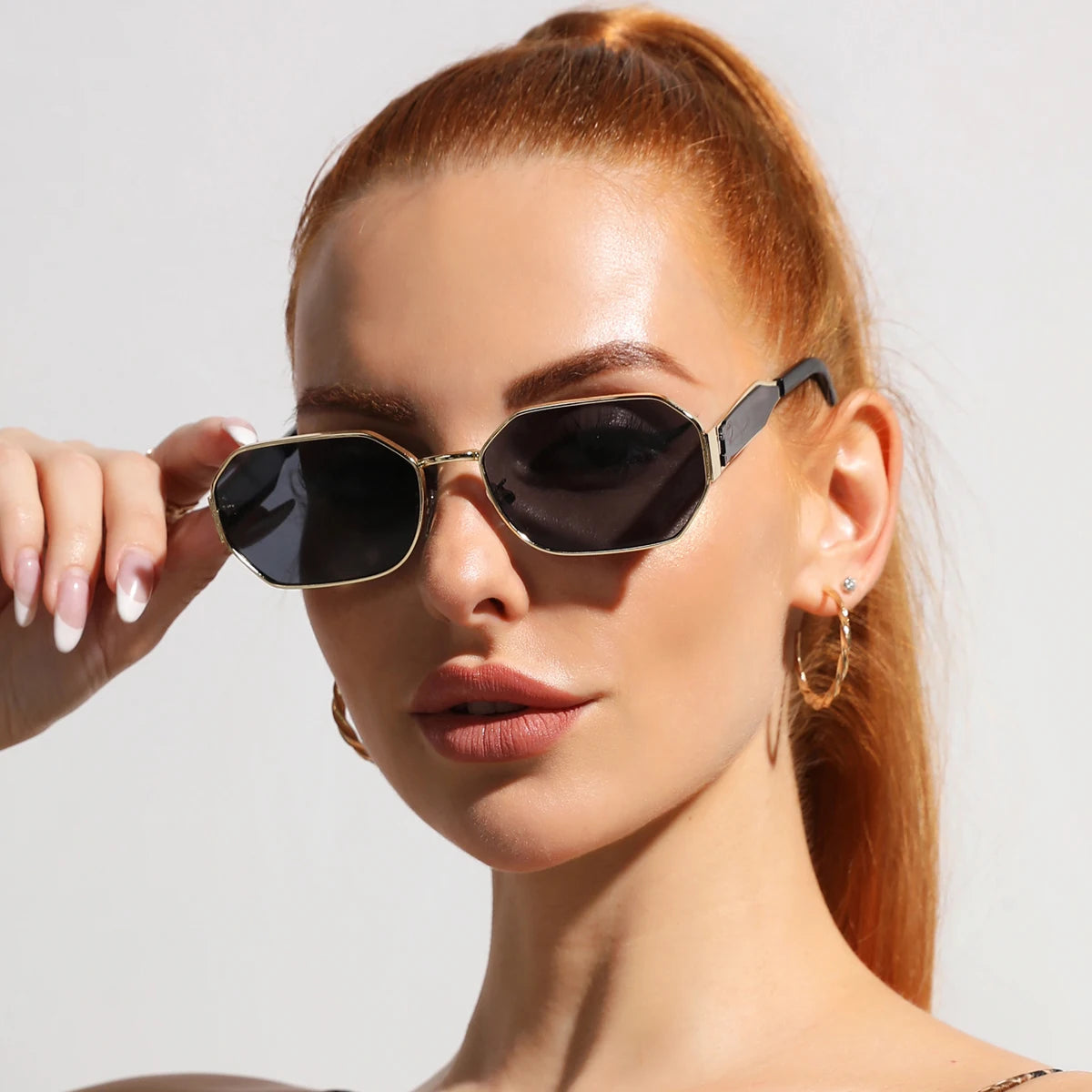 Vintage Rectangle Sunglasses