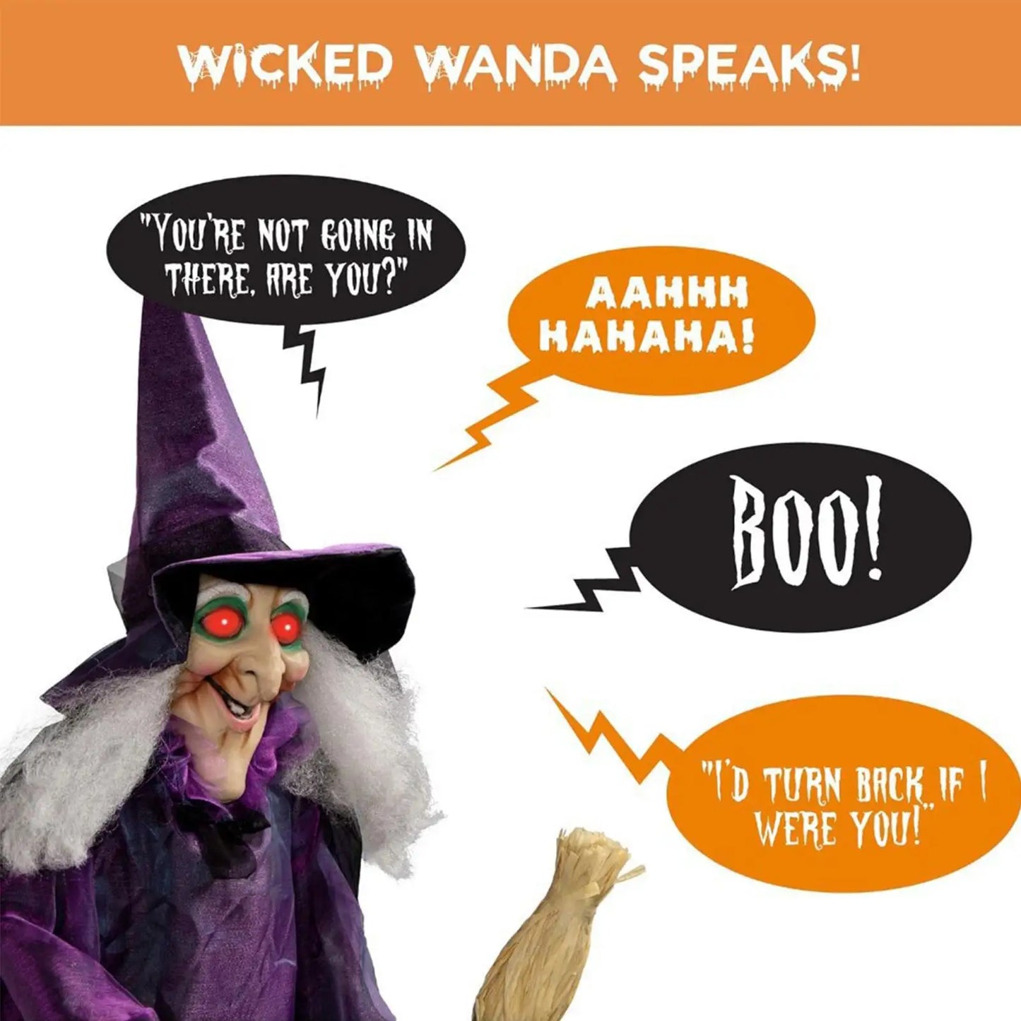 Halloween Hanging Witch Decoration