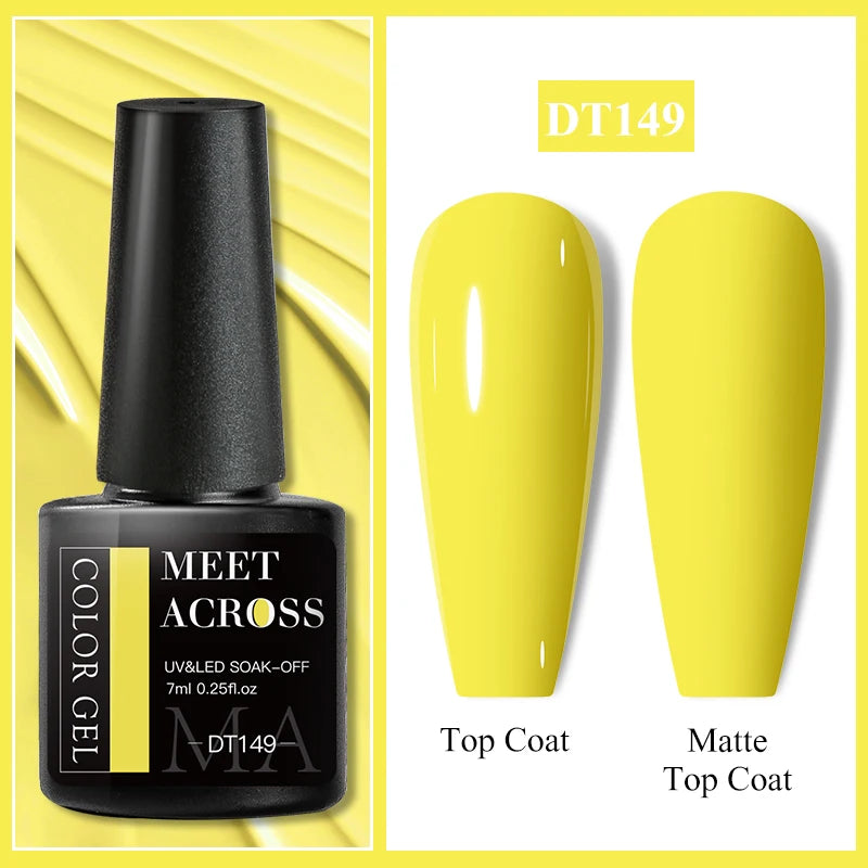 MEET ACROSS Matte Gel Polish