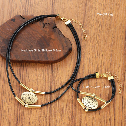 Vintage Oval Chain Jewelry Set