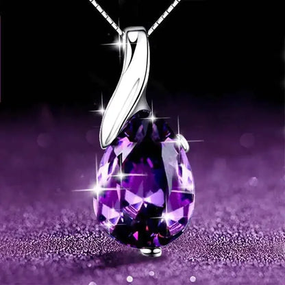 Crystal Blue Topaz Pendant