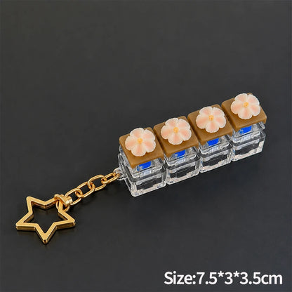 Key Cap Clicker Keychain Party