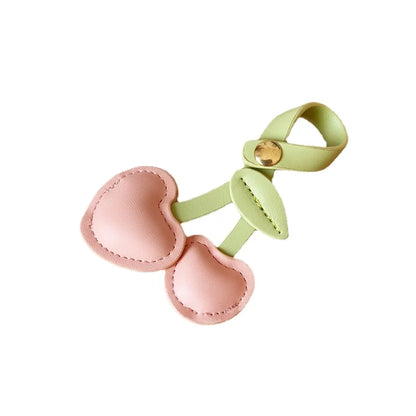 Cute 3D Peach Heart Cherry