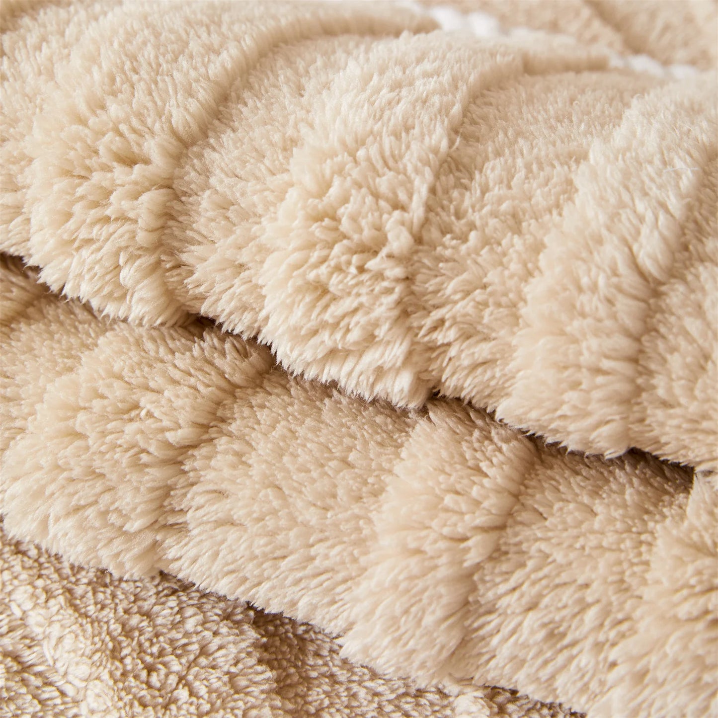 Geometric Fleece Sofa Cover