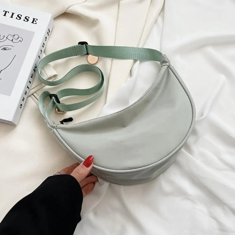 Nylon Dumpling Shoulder Bag