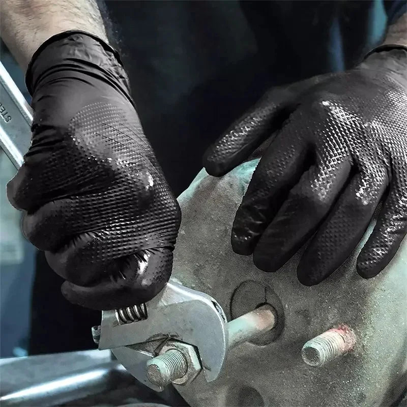 8-Mil Diamond Textured Gloves