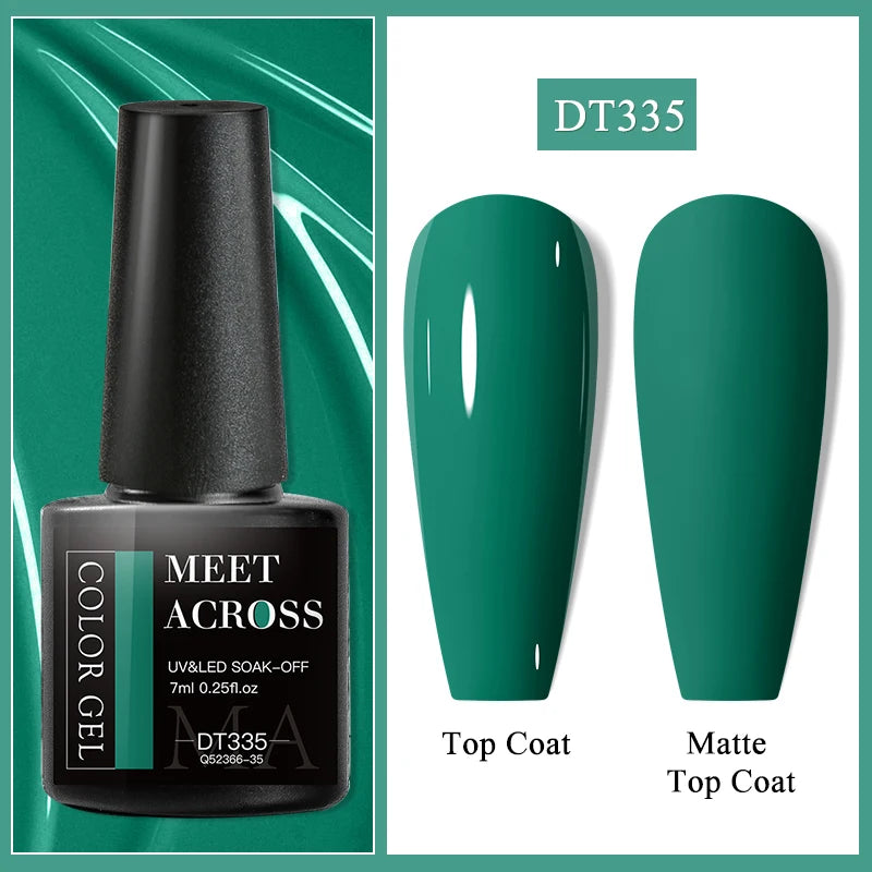 MEET ACROSS Matte Gel Polish