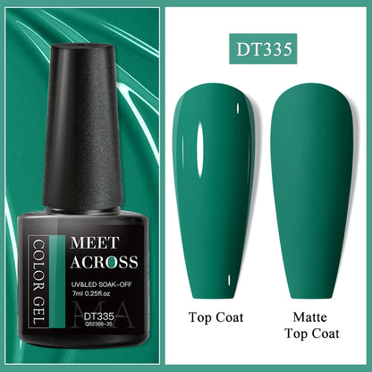 MEET ACROSS Matte Gel Polish