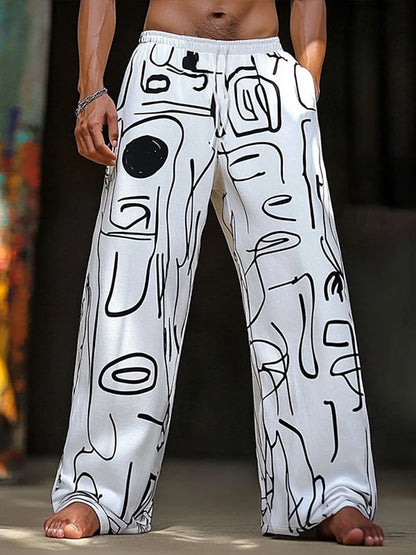 Pirate 3D Printed Casual Street Trouser