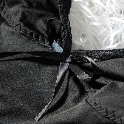 Sexy Solid V-Neck Nightgown