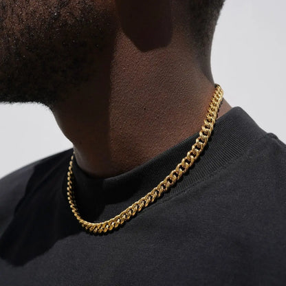 Metal Round Stainless Cuban Chain Party