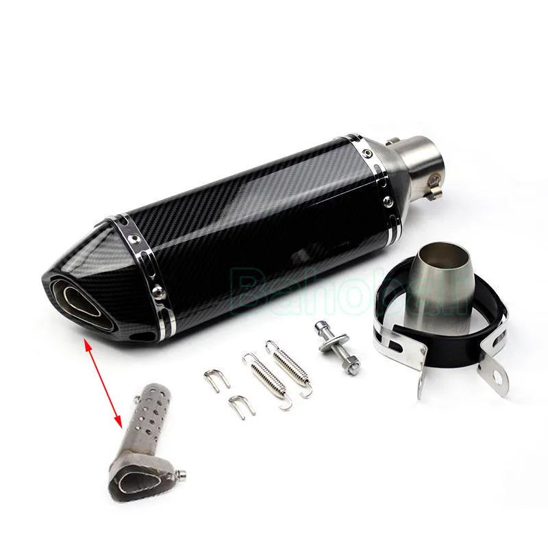 Universal 51mm Stainless Exhaust Muffler with DB Killer