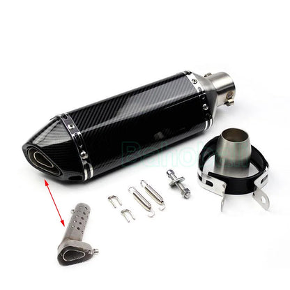 Universal 51mm Stainless Exhaust Muffler with DB Killer