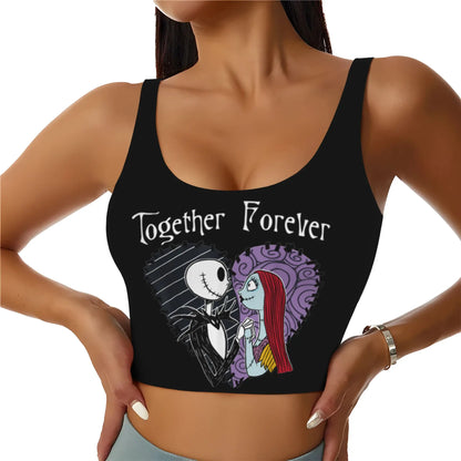 Skull Print Halloween Bra