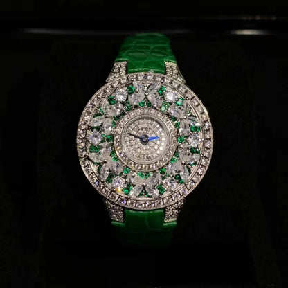Green Stone Watch