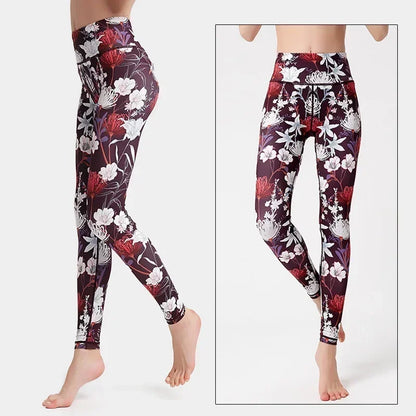 Cloud Hide Floral Push-Up Leggings