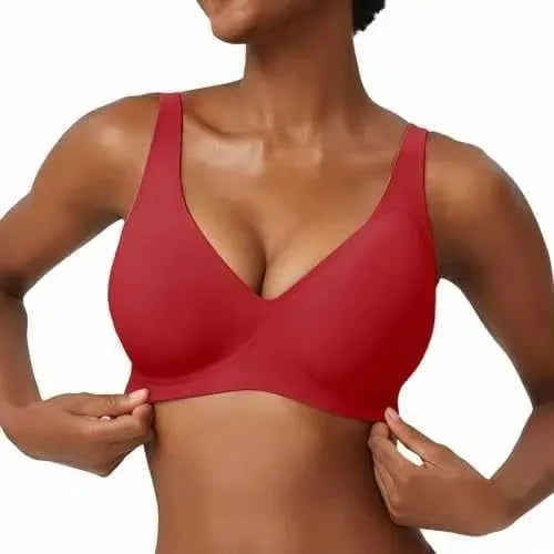 Wire-Free Seamless Leopard Print Bra