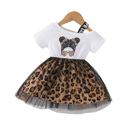 Kids Summer Mesh Dress