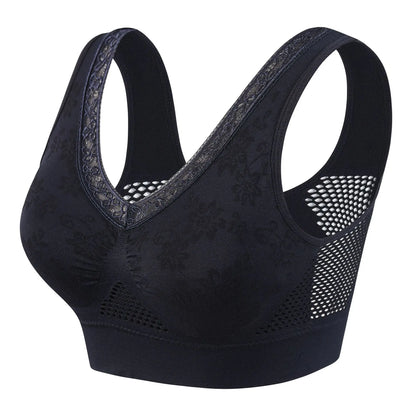 Seamless Push Up Sports Bra