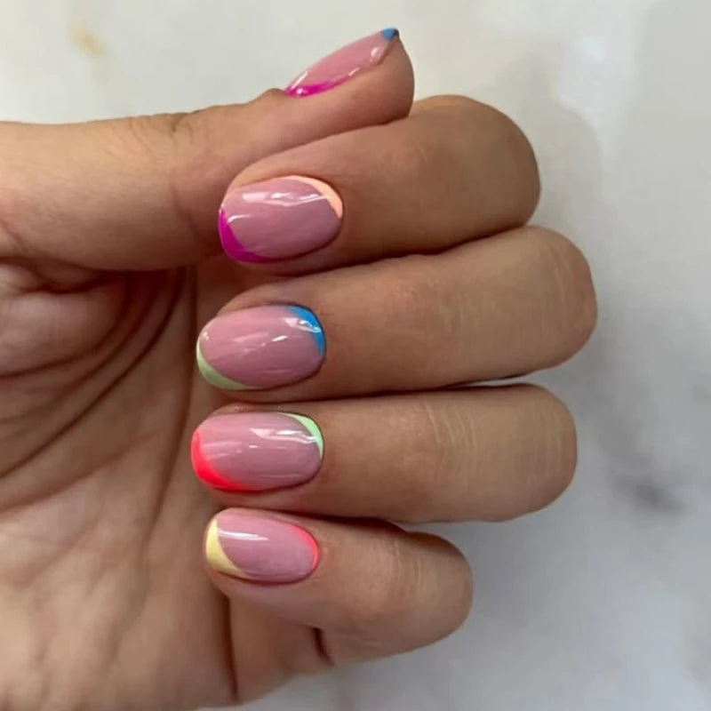 French Resin Press-On Nails