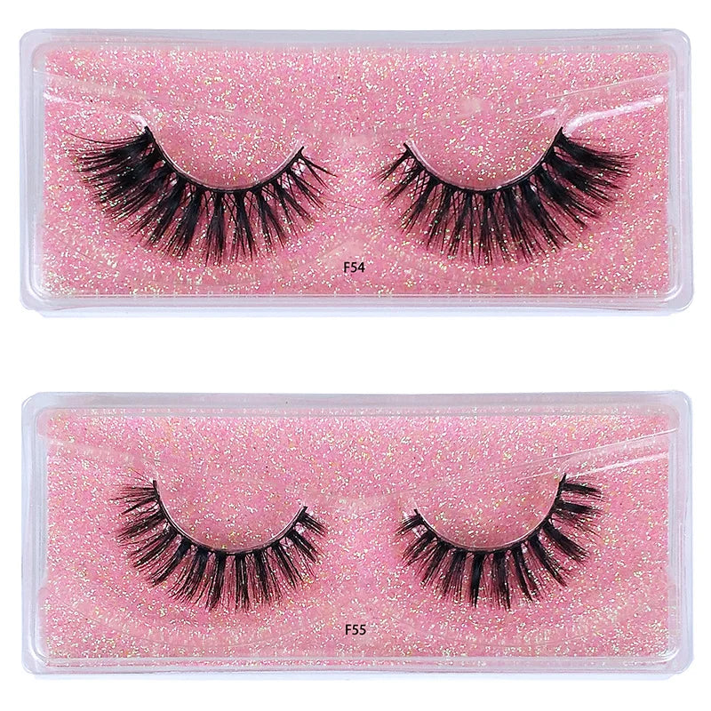 Natural Long Strip Eyelashes Set
