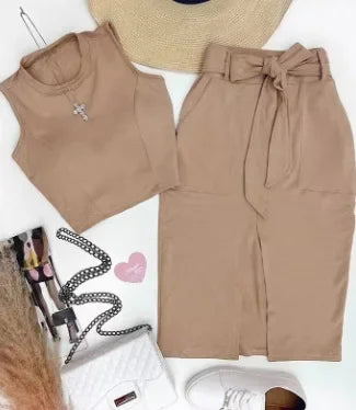 Women Bodycon Two Piece Set