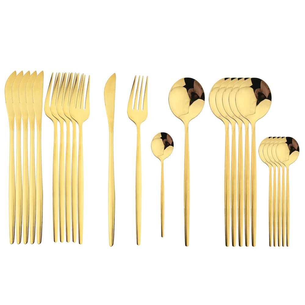 Metal Western Solid Cutlery Set
