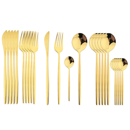 Metal Western Solid Cutlery Set