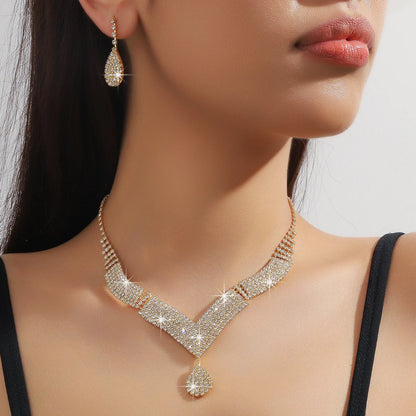 Rhinestone Jewelry Set