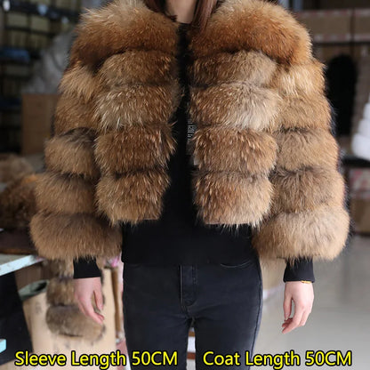 Raccoon Dog Fur Jacket