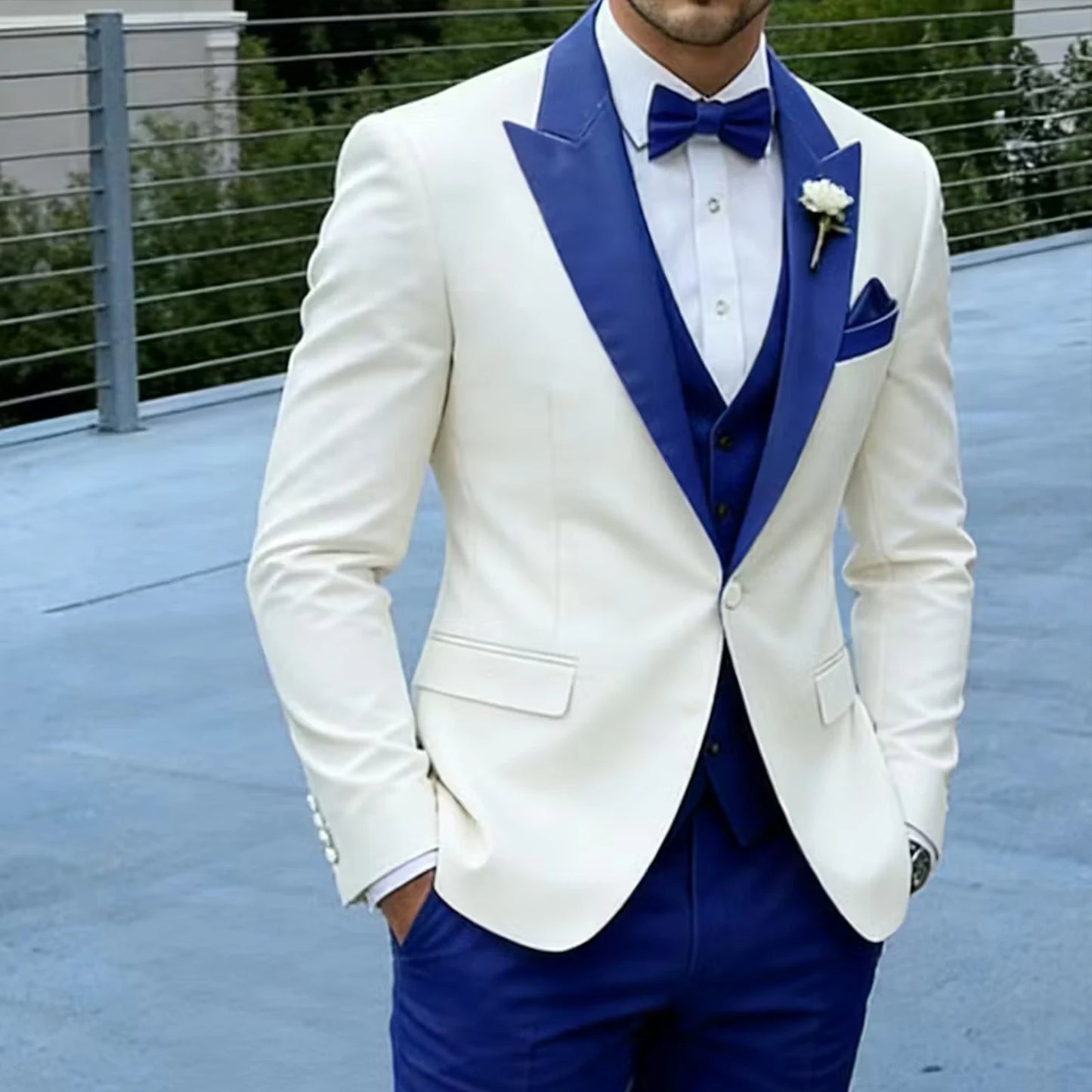 Formal Groom Groomsman Wedding Suit