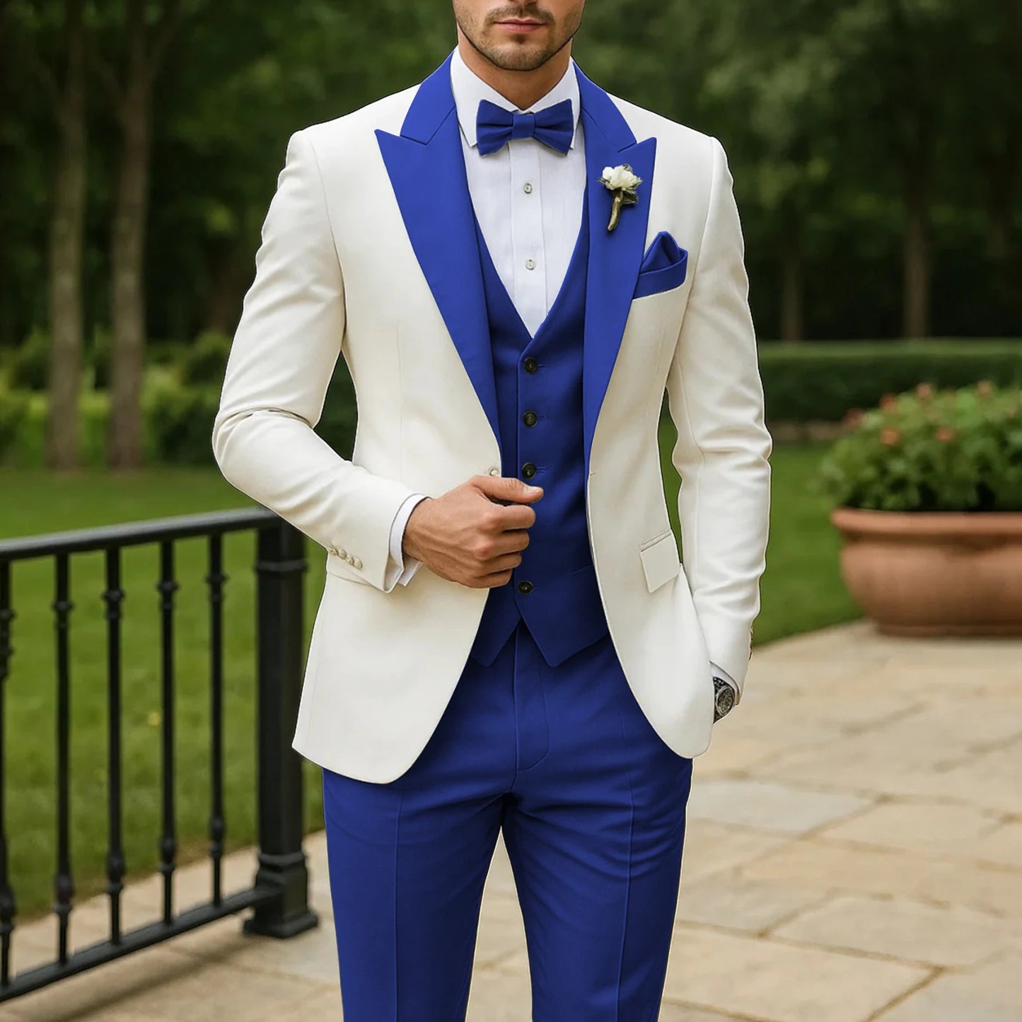 Formal Groom Groomsman Wedding Suit
