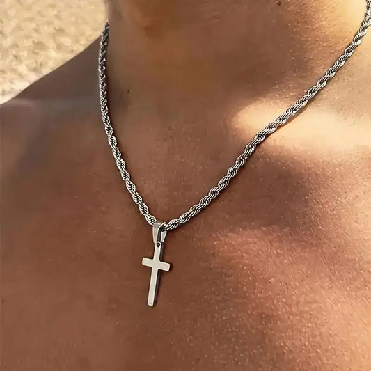 Metal Cross Stainless Pendant Party