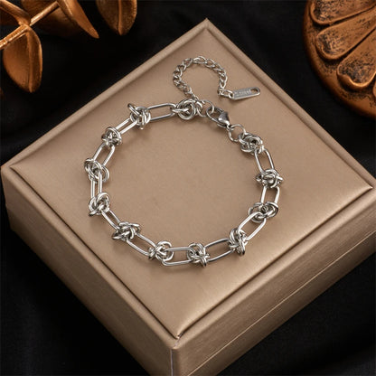 Twist Knot Necklace Bracelet