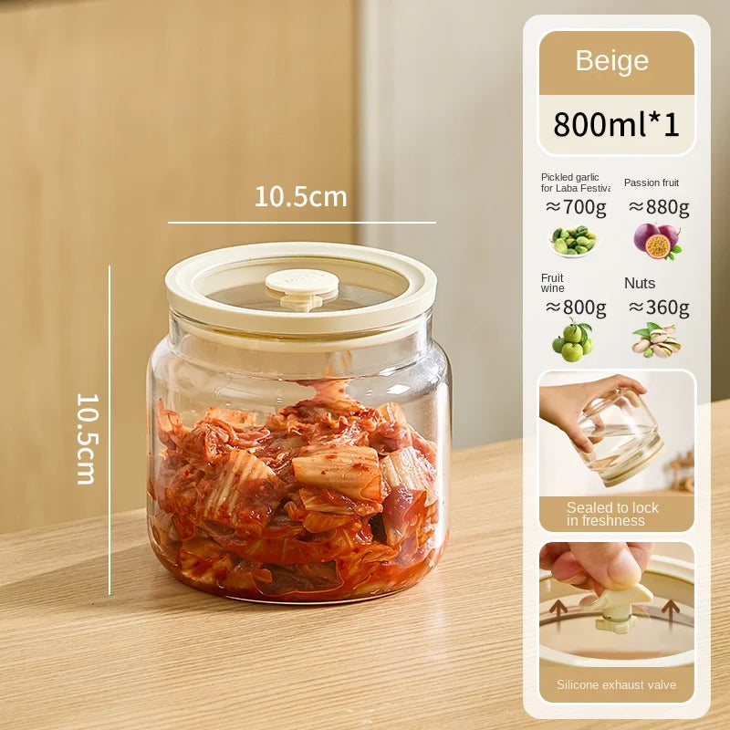 Glass Japan Style Fermentation Jar