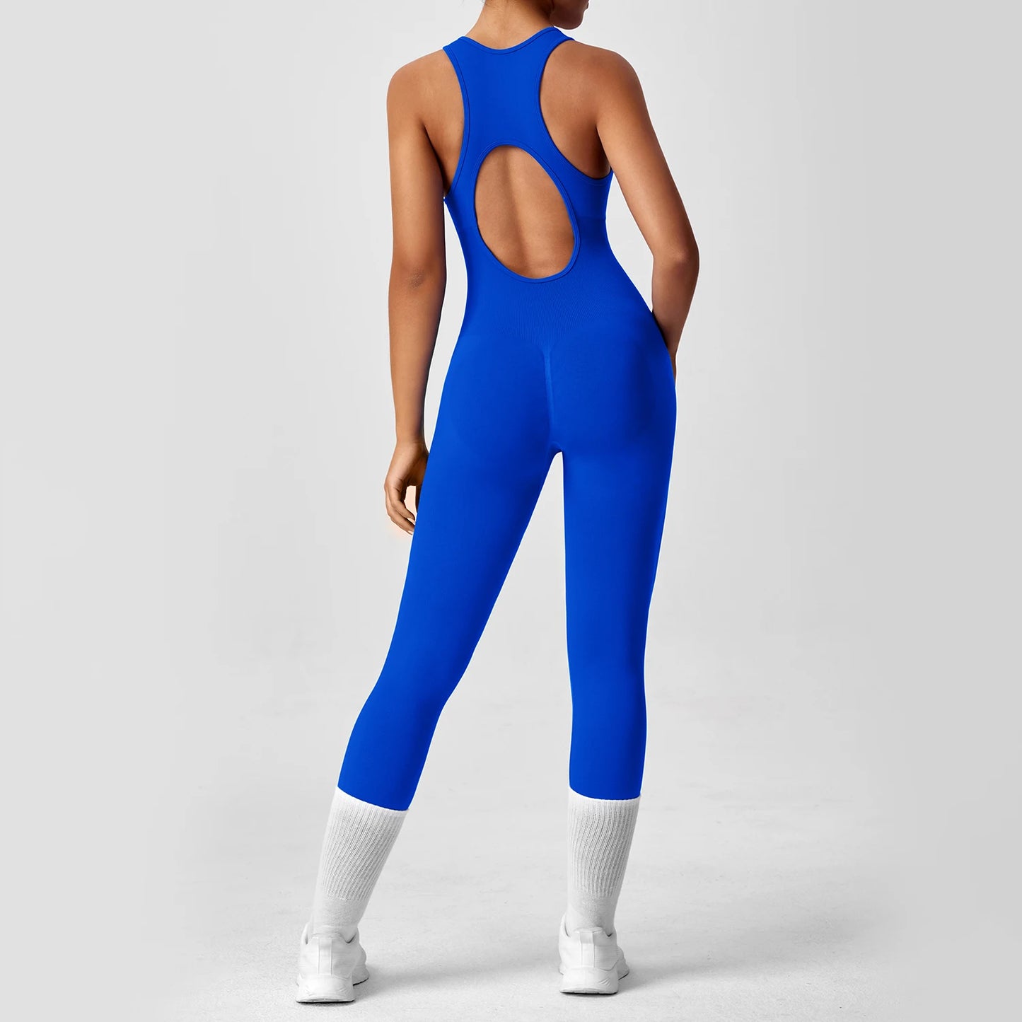 Seamless V-Back Yoga Bodysuit