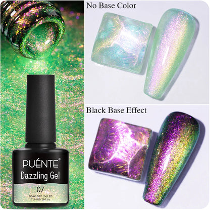 Wine Red Cat Eye Gel Polish