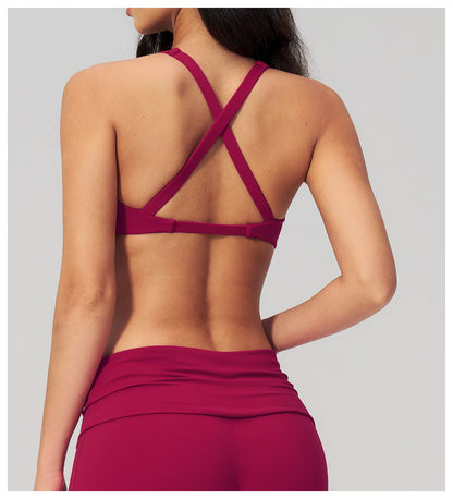 Yoga Bra High Elasticity Cross